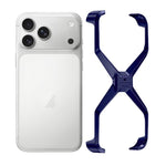 Frameless X-shaped Metal Phone Case, For iPhone 17 Pro Max, For iPhone 17 Pro