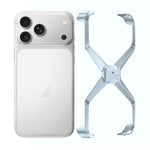 Frameless X-shaped Metal Phone Case, For iPhone 17 Pro Max, For iPhone 17 Pro