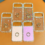 Rhinestone Ring Holder Dual-side IMD PC Hybrid TPU Phone Case, For iPhone 15 Pro Max, For iPhone 15 Pro, For iPhone 15, For iPhone 14, For iPhone 14 Pro, For iPhone 14 Pro Max, For iPhone 13 Pro Max, For iPhone 13 Pro