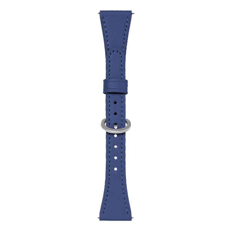 xDfind Flat-head Horseshoe Buckle Vegan Leather Watch Band, 18mm, 20mm
