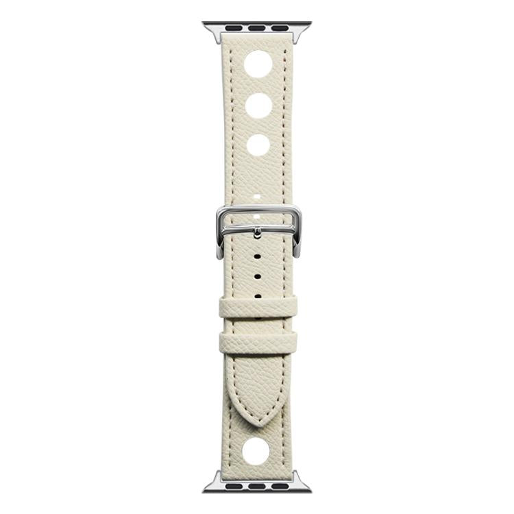 xDfind Hole Palm Texture Vegan Leather Watch Band, For Apple Watch 42 / 44 / 45 / 46 / 49mm, For Apple Watch 38 / 40 / 41 / S11 42mm