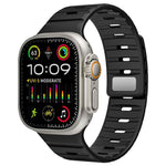 xDfind Magnetic Norman Buckle Silicone Watch Band, For Apple Watch 42 / 44 / 45 / 46 / 49mm, For Apple Watch 38 / 40 / 41 / S11 42mm