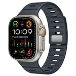 xDfind Magnetic Norman Buckle Silicone Watch Band, For Apple Watch 42 / 44 / 45 / 46 / 49mm, For Apple Watch 38 / 40 / 41 / S11 42mm