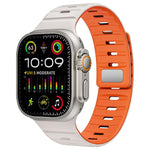xDfind Magnetic Norman Buckle Silicone Watch Band, For Apple Watch 42 / 44 / 45 / 46 / 49mm, For Apple Watch 38 / 40 / 41 / S11 42mm