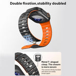 xDfind Magnetic Norman Buckle Silicone Watch Band, For Apple Watch 42 / 44 / 45 / 46 / 49mm, For Apple Watch 38 / 40 / 41 / S11 42mm