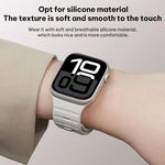 xDfind Magnetic Norman Buckle Silicone Watch Band, For Apple Watch 42 / 44 / 45 / 46 / 49mm, For Apple Watch 38 / 40 / 41 / S11 42mm