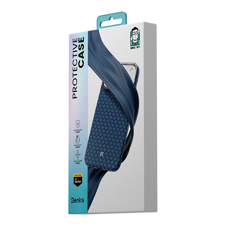 Benks Y3 Kevlar Diamond Pattern Shockproof Magnetic Phone Case, For iPhone 17 Pro Max, For iPhone 17 Pro