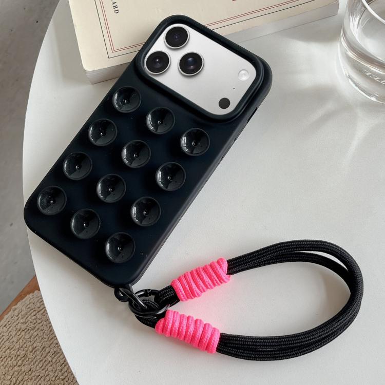 Simple Suction Cup Silicone Phone Case with Lanyard, For iPhone 17 Pro Max, For iPhone 17 Pro, For iPhone 17, For iPhone Air, For iPhone 16 Pro Max, For iPhone 16 Pro, For iPhone 16 Plus, For iPhone 16