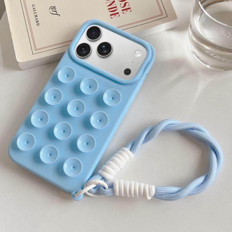 Simple Suction Cup Silicone Phone Case with Lanyard, For iPhone 17 Pro Max, For iPhone 17 Pro, For iPhone 17, For iPhone Air, For iPhone 16 Pro Max, For iPhone 16 Pro, For iPhone 16 Plus, For iPhone 16