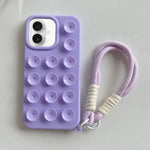 Simple Suction Cup Silicone Phone Case with Lanyard, For iPhone 17 Pro Max, For iPhone 17 Pro, For iPhone 17, For iPhone Air, For iPhone 16 Pro Max, For iPhone 16 Pro, For iPhone 16 Plus, For iPhone 16