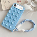 Simple Suction Cup Silicone Phone Case with Lanyard, For iPhone 17 Pro Max, For iPhone 17 Pro, For iPhone 17, For iPhone Air, For iPhone 16 Pro Max, For iPhone 16 Pro, For iPhone 16 Plus, For iPhone 16