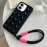 Simple Suction Cup Silicone Phone Case with Lanyard, For iPhone 17 Pro Max, For iPhone 17 Pro, For iPhone 17, For iPhone Air, For iPhone 16 Pro Max, For iPhone 16 Pro, For iPhone 16 Plus, For iPhone 16