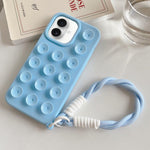 Simple Suction Cup Silicone Phone Case with Lanyard, For iPhone 17 Pro Max, For iPhone 17 Pro, For iPhone 17, For iPhone Air, For iPhone 16 Pro Max, For iPhone 16 Pro, For iPhone 16 Plus, For iPhone 16