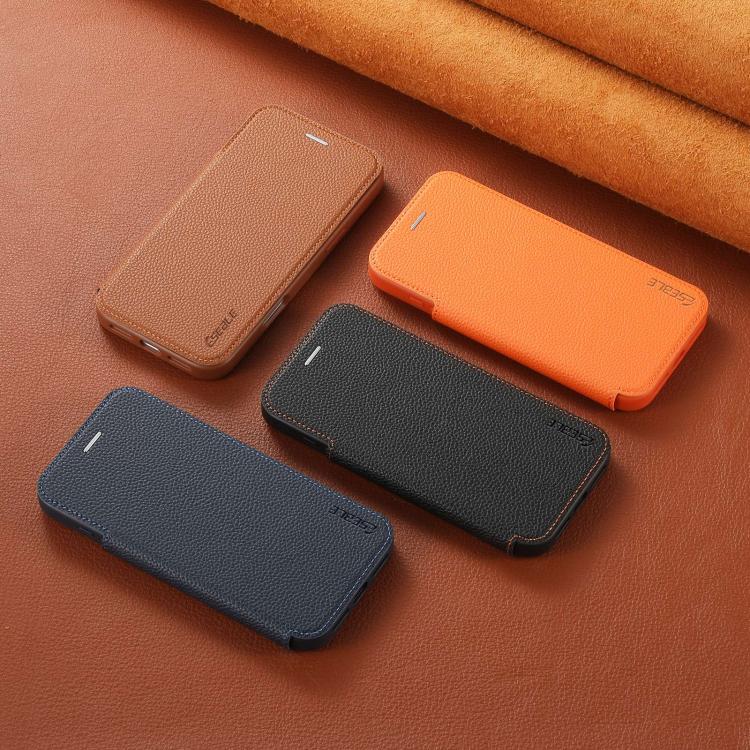 ESEBLE Ultra-thin Card Slot Magnetic Vegan Leather Phone Case, For iPhone 17 Pro Max, For iPhone 17 Pro, For iPhone 17, For iPhone Air