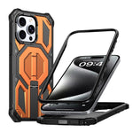 Hidden Metal Holder Magnetic Shockproof Phone Case, For iPhone 15 Pro Max, For iPhone 15 Pro, For iPhone 15 Plus / 14 Plus, For iPhone 15, For iPhone 14 / 13, For iPhone 14 Pro, For iPhone 14 Pro Max, For iPhone 13 Pro Max