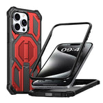 Hidden Metal Holder Magnetic Shockproof Phone Case, For iPhone 15 Pro Max, For iPhone 15 Pro, For iPhone 15 Plus / 14 Plus, For iPhone 15, For iPhone 14 / 13, For iPhone 14 Pro, For iPhone 14 Pro Max, For iPhone 13 Pro Max
