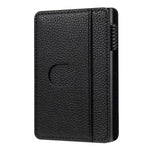 Denior V25 Litchi Texture Magnetic Wallet PU Leather Card Holder Bag