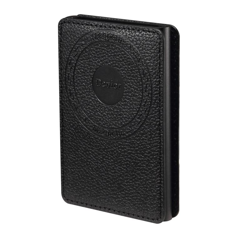 Denior V25 Litchi Texture Magnetic Wallet PU Leather Card Holder Bag