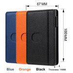 Denior V25 Litchi Texture Magnetic Wallet PU Leather Card Holder Bag