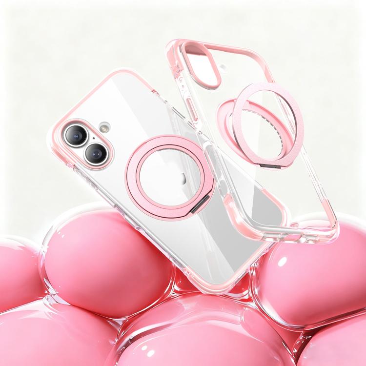 Vacuum Airbag TPU + Acrylic 360 Rotating Bracket Magnetic Shockproof Phone Case, For iPhone 17 Pro Max, For iPhone 17 Pro, For iPhone 17