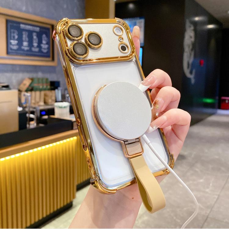 Crystal Shield Ring Holde TPU + Acrylic Magnetic Phone Case, For iPhone 14 Plus, For iPhone 14, For iPhone 14 Pro, For iPhone 14 Pro Max, For iPhone 13 Pro Max, For iPhone 13 Pro