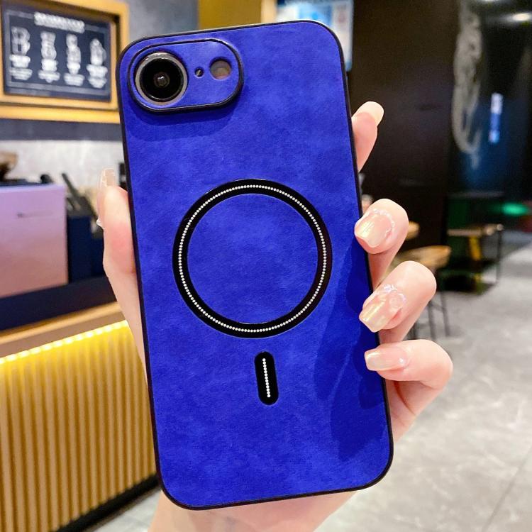 Lambskin Faux Leather Magnetic Phone Case, For iPhone 17e / 16e, For iPhone 17 Pro Max, For iPhone 17 Pro, For iPhone 17, For iPhone Air, For iPhone 16 Pro Max, For iPhone 16 Pro, For iPhone 16 Plus