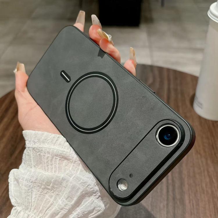 Lambskin Faux Leather Magnetic Phone Case, For iPhone 17e / 16e, For iPhone 17 Pro Max, For iPhone 17 Pro, For iPhone 17, For iPhone Air, For iPhone 16 Pro Max, For iPhone 16 Pro, For iPhone 16 Plus