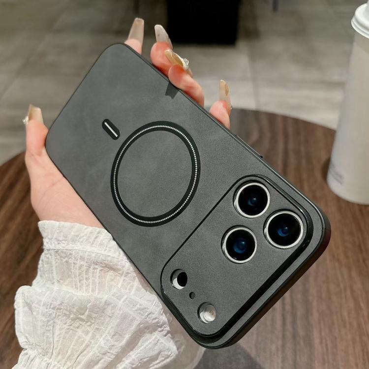 Lambskin Faux Leather Magnetic Phone Case, For iPhone 17e / 16e, For iPhone 17 Pro Max, For iPhone 17 Pro, For iPhone 17, For iPhone Air, For iPhone 16 Pro Max, For iPhone 16 Pro, For iPhone 16 Plus