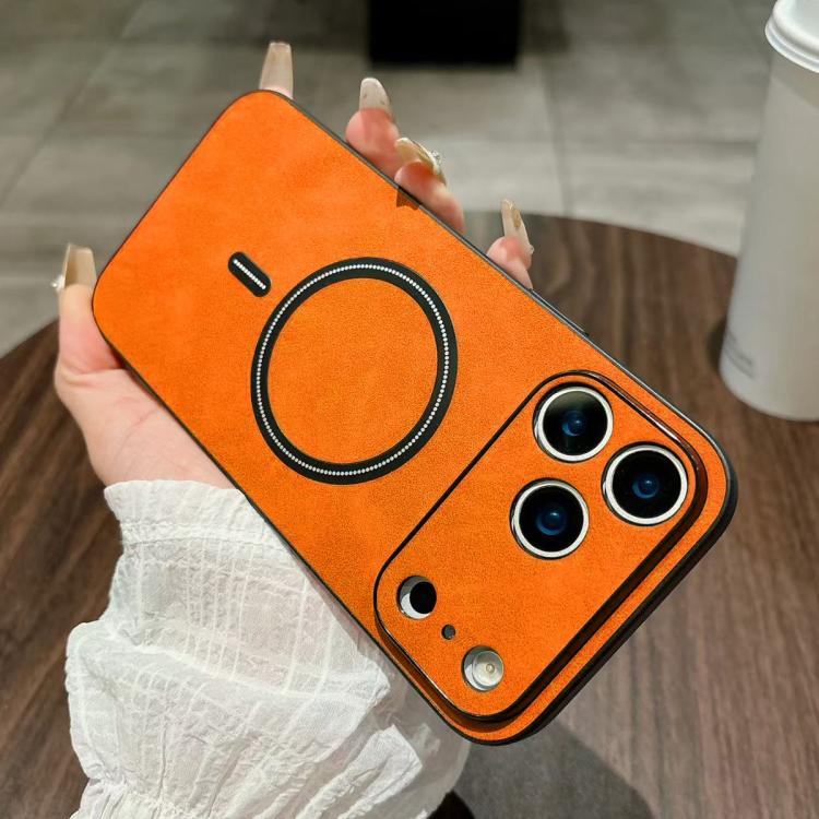 Lambskin Faux Leather Magnetic Phone Case, For iPhone 17e / 16e, For iPhone 17 Pro Max, For iPhone 17 Pro, For iPhone 17, For iPhone Air, For iPhone 16 Pro Max, For iPhone 16 Pro, For iPhone 16 Plus