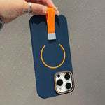 Skin-feel Magnetic TPU Phone Case with Silicone Strap, For iPhone 13, For iPhone 12 / 12 Pro, For iPhone 12 Pro Max, For iPhone 11 Pro Max, For iPhone 11, For iPhone 11 Pro