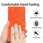 Tree Cat Embossed Flip Vegan Leather Phone Case, For iPhone 13 Pro, For iPhone 13, For iPhone 12 Pro Max, For iPhone 12 / 12 Pro, For iPhone 11 Pro Max, For iPhone 11