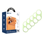 XDcase 5pcs Titanium Alloy Hollow Camera Lens Protector, For iPhone 17