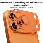 XDcase 5pcs Titanium Alloy Hollow Camera Lens Protector, For iPhone 17