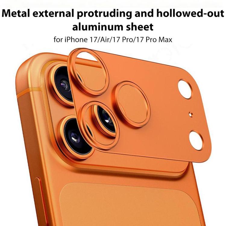 XDcase 5pcs Titanium Alloy Hollow Camera Lens Protector, For iPhone 17