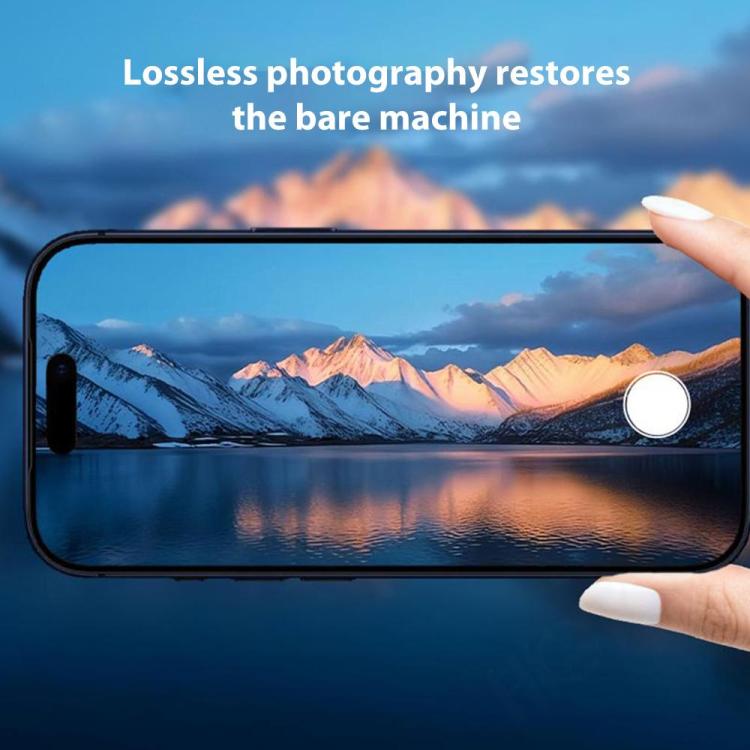 XDcase 5pcs Titanium Alloy Hollow Camera Lens Protector, For iPhone 17