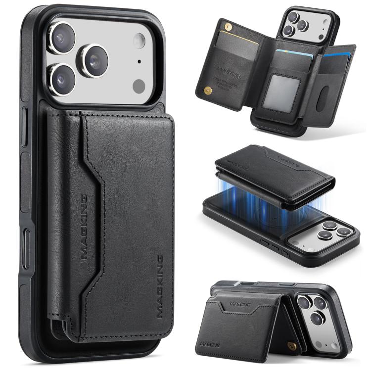 MAGKING K3 Series MagSafe RFID K3 Pro Card Bag Detachable Phone Case, For iPhone 17 Pro Max, For iPhone 17 Pro, For iPhone Air