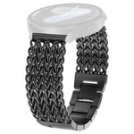 xDfind Flat Head Herringbone Braided Stainless Steel Watch Band, 22mm