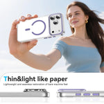 Kemeng Clear PC Magnetic Phone Case, For iPhone 17 Pro Max, For iPhone 17 Pro