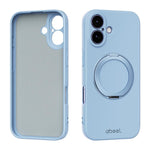 ABEEL Skin-friendly Feel Magnetic Liquid Silicone Phone Case with Holder, For iPhone 17 Pro Max, For iPhone 17 Pro, For iPhone 17, For iPhone 16 Pro Max, For iPhone 16 Pro, For iPhone 16