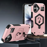 Hexagon Armor Magnetic Holder Weighing Scale Phone Case, For iPhone 16, For iPhone 15 Pro Max, For iPhone 15 Pro, For iPhone 15 Plus, For iPhone 15, For iPhone 14 Plus