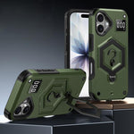 Hexagon Armor Magnetic Holder Weighing Scale Phone Case, For iPhone 16, For iPhone 15 Pro Max, For iPhone 15 Pro, For iPhone 15 Plus, For iPhone 15, For iPhone 14 Plus