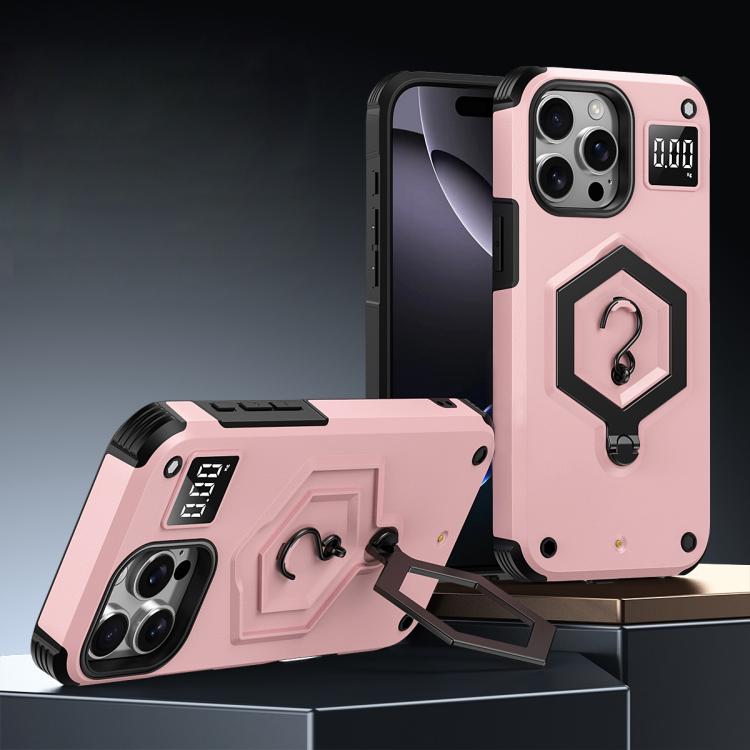 Hexagon Armor Magnetic Holder Weighing Scale Phone Case, For iPhone 16, For iPhone 15 Pro Max, For iPhone 15 Pro, For iPhone 15 Plus, For iPhone 15, For iPhone 14 Plus