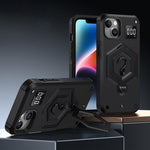 Hexagon Armor Magnetic Holder Weighing Scale Phone Case, For iPhone 16, For iPhone 15 Pro Max, For iPhone 15 Pro, For iPhone 15 Plus, For iPhone 15, For iPhone 14 Plus