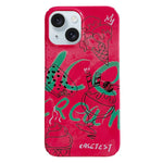 Painted Pattern PC Phone Case, For iPhone 17