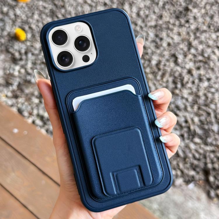 Square Folding Card Bag Holder Phone Case, For iPhone 17 Pro Max, For iPhone 17 Pro, For iPhone 17, For iPhone Air, For iPhone 16 Pro Max, For iPhone 16 Pro