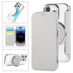 Ultra-thin Rotation Holder Magnetic Plating Vegan Leather Phone Case, For iPhone 17e / 16e, For iPhone 17 Pro Max, For iPhone 17 Pro, For iPhone 17, For iPhone Air, For iPhone 16 Pro Max