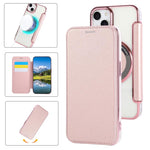 Ultra-thin Magnetic Plating Vegan Leather Phone Case, For iPhone 15, For iPhone 14 / 13, For iPhone 14 Pro, For iPhone 14 Pro Max, For iPhone 13 Pro Max, For iPhone 13 Pro