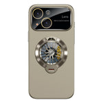 Glaze PC Camera Window Gyro Kickstand Magnetic Phone Case, For iPhone 14 Plus, For iPhone 14, For iPhone 14 Pro, For iPhone 14 Pro Max, For iPhone 13 Pro Max, For iPhone 13 Pro