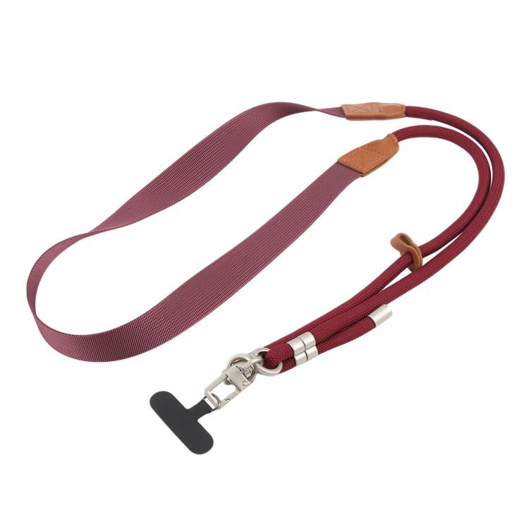 Polyester Rope Spliced Adjustable Crossbody Phone Lanyard