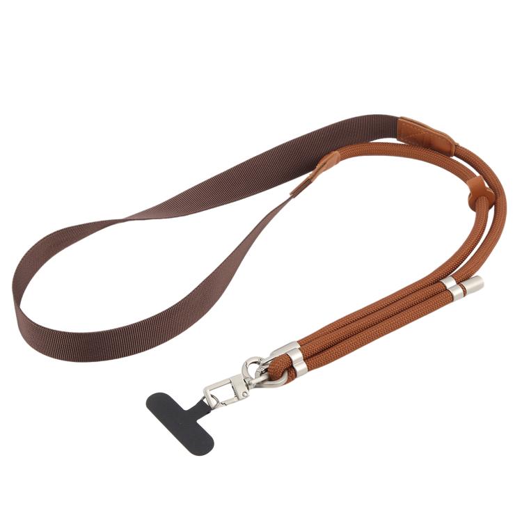 Polyester Rope Spliced Adjustable Crossbody Phone Lanyard